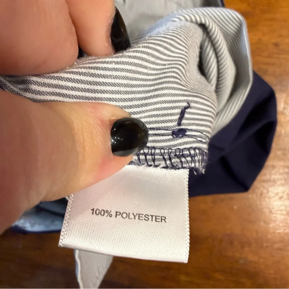 Peter Millar Crown Sport Men's Navy Dress Pants size 34/34 performance golf - Picture 8 of 10